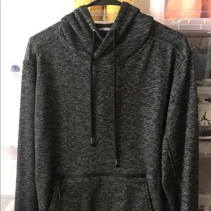 Smoke Rise Rare Fishtail Grey/Black Hoodie Size L